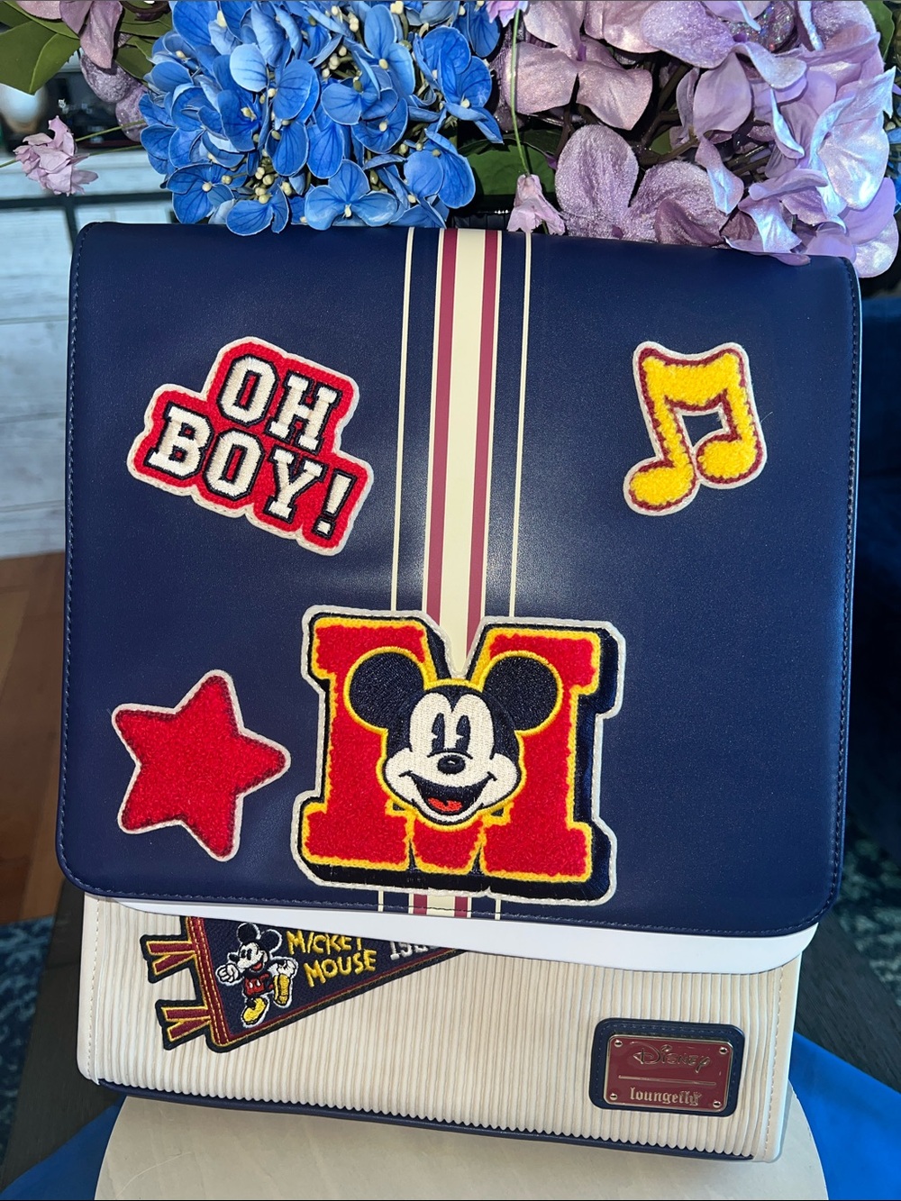 🎈RARE Loungefly Disney Mickey Varsity Backpack – Special Edition🎈